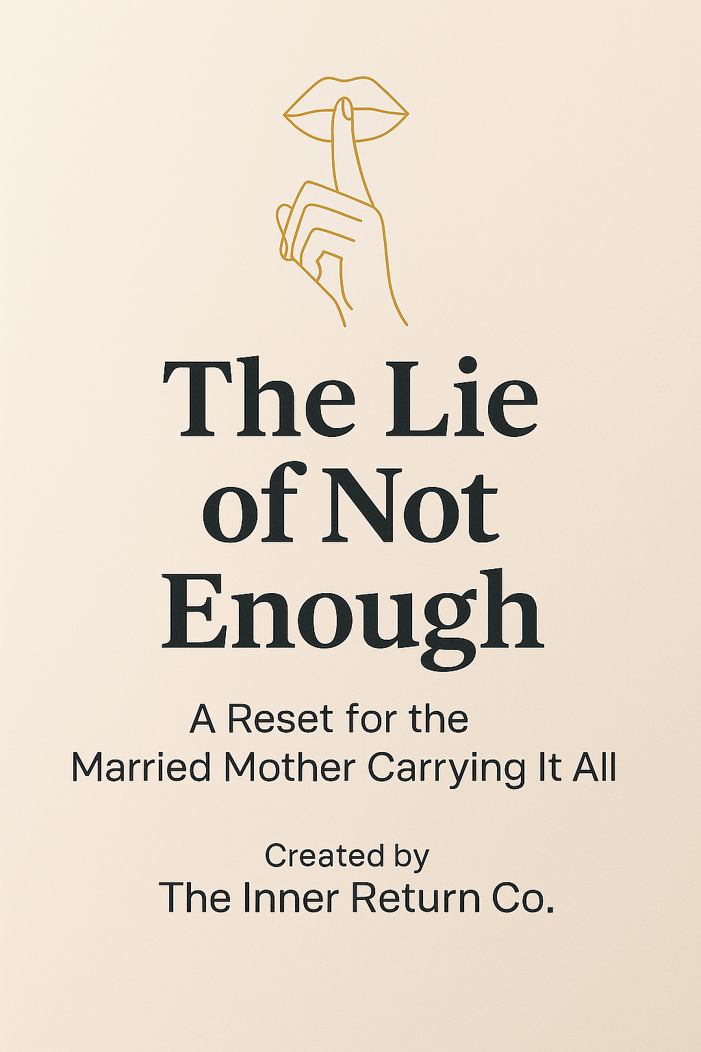 A Premium Reset for Married Mothers Doing It All Alone (Ebook • Workbook • Journal • Audio Vault)